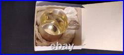 Francis I by Reed and Barton Sterling Silver Baby Cup Gold Wash #X568, 3 tall
