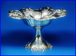 Francis I by Reed and Barton Sterling Silver Repousse Compote. 412.3 Grams