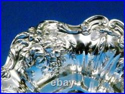 Francis I by Reed and Barton Sterling Silver Repousse Compote. 412.3 Grams