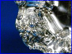 Francis I by Reed and Barton Sterling Silver Repousse Compote. 412.3 Grams