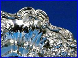 Francis I by Reed and Barton Sterling Silver Repousse Compote. 412.3 Grams