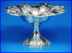 Francis I by Reed and Barton Sterling Silver Repousse Compote. 412.3 Grams