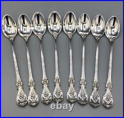 Francis I flatware by Reed & Barton set of 8 Iced Beverage Spoons, Sterling