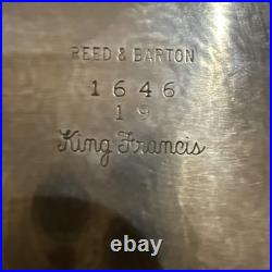 Gorgeous Reed & Barton KING FRANCIS 19 X 12 Silverplated TRAY 1646