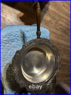HTF Vintage Reed and Barton King Francis Silver Plate Chafing Dish, Silverplate