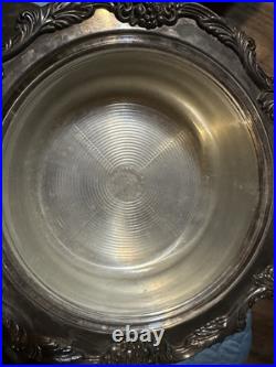 HTF Vintage Reed and Barton King Francis Silver Plate Chafing Dish, Silverplate