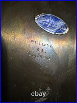 HTF Vintage Reed and Barton King Francis Silver Plate Chafing Dish, Silverplate