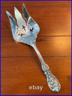 HUGE MINT 9 5/8 REED BARTON FRANCIS I MEAT SERVING FORK STERLING SILVER I 1st