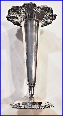 Hard 2 Find 1952 Solid Sterling Silver Reed & Barton Francis I Trumpet Vase X567