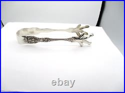 Huge Reed and Barton Francis 1st sterling ice tongs! MINT