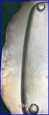 KING FRANCIS 19 X 12 Silverplated SERVING TRAY Beautiful by Reed & Barton