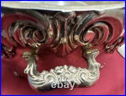 KING FRANCIS Silverplated #1667 CASSEROLE with PORCELAIN DISH Reed & Barton NO LID