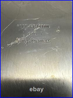 KING FRANCIS Silverplated #1667 CASSEROLE with PORCELAIN DISH Reed & Barton NO LID