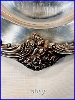 King Francis 1676 Pattern Reed and Barton 19 Silverplate Oval Platter Vintage