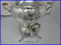 King Francis By Reed & Barton Coffee Urn With Stand, LID & Burner 36 Cup 1660