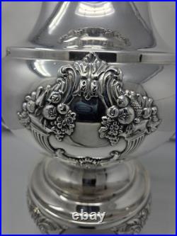 King Francis By Reed & Barton Coffee Urn With Stand, LID & Burner 36 Cup 1660