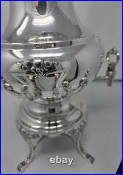 King Francis By Reed & Barton Coffee Urn With Stand, LID & Burner 36 Cup 1660