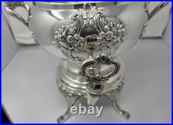 King Francis By Reed & Barton Coffee Urn With Stand, LID & Burner 36 Cup 1660