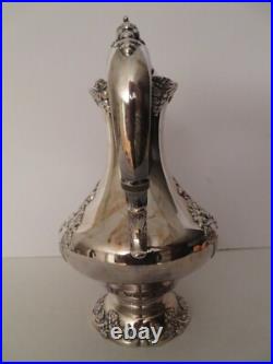 King Francis Reed & Barton Silverplate 1650 Large Coffee Pot Kettle Vintage Wow