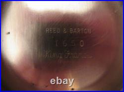 King Francis Reed & Barton Silverplate 1650 Large Coffee Pot Kettle Vintage Wow