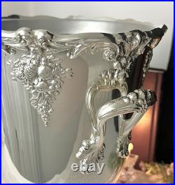 King Francis Wine Cooler Silver Plated Champagne Bucket Reed & Barton with Liner