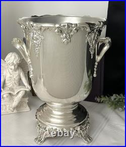 King Francis Wine Cooler Silver Plated Champagne Bucket Reed & Barton with Liner