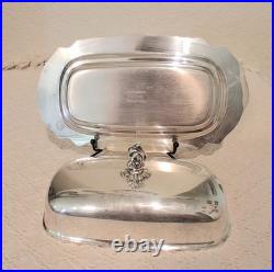 King Francis by Reed & Barton, Silverplate Butter Dish- Beautiful