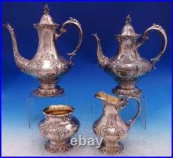 King Francis by Reed and Barton Silverplate Tea Set 4pc (#8791) Lovely