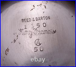 King Francis by Reed and Barton Silverplate Tea Set 4pc (#8791) Lovely