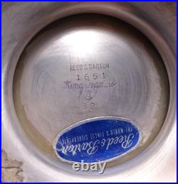 King Francis by Reed and Barton Silverplate Tea Set 4pc (#8791) Lovely