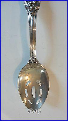 LOVELY REED & BARTON FRANCIS I 8.5 PIERCED SERVING SPOON, OLD MARK, 95 grams
