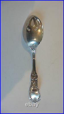 LOVELY REED & BARTON FRANCIS I 8.5 PIERCED SERVING SPOON, OLD MARK, 95 grams