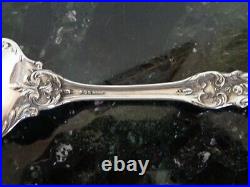 Large 9 1/4 Om Reed & Barton Francis I Sterling Silver Hand Pcd Cold Meat Fork