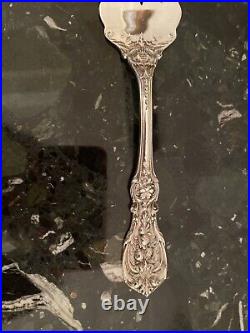 Large Rare Om Reed & Barton Francis I Meat Fork Sterling Silver 9 1/4 Meat Fork