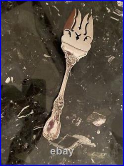 Large Rare Om Reed & Barton Francis I Meat Fork Sterling Silver 9 1/4 Meat Fork