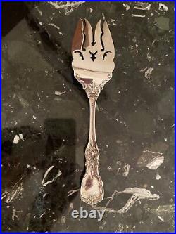 Large Rare Om Reed & Barton Francis I Meat Fork Sterling Silver 9 1/4 Meat Fork