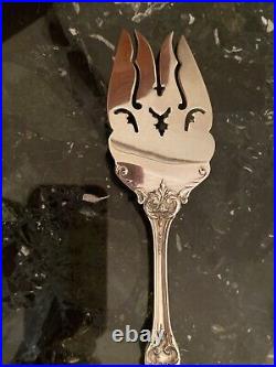 Large Rare Om Reed & Barton Francis I Meat Fork Sterling Silver 9 1/4 Meat Fork