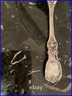 Large Rare Om Reed & Barton Francis I Meat Fork Sterling Silver 9 1/4 Meat Fork