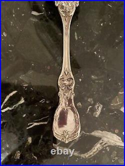 Large Rare Om Reed & Barton Francis I Meat Fork Sterling Silver 9 1/4 Meat Fork