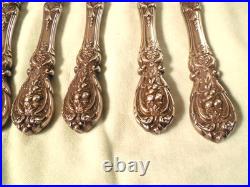 Lot 8 Reed and Barton 6 1/4 Butter Spreader Knives Francis I Sterling Silver