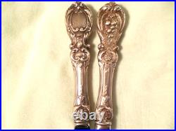 Lot 8 Reed and Barton 6 1/4 Butter Spreader Knives Francis I Sterling Silver