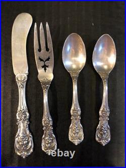 Lot Of (4) Reed & Barton Francis I (1907) Sterling Silver Flatware Pieces