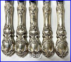 Lot of 11 Francis I Reed & Barton Sterling Silver Dinner Knives 8 7/8 9 1/4