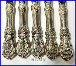 Lot of 11 Francis I Reed & Barton Sterling Silver Dinner Knives 8 7/8 9 1/4