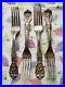 Lot of 4 REED & BARTON Sterling Silver FRANCIS I Dinner Forks 7.25 No Monos