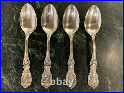 Lot of 4 Reed & Barton Francis I Sterling Silver 7-1/4 Place Soup Spoons