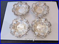 Lot of 4 Reed & Barton Sterling Silver X 569 Francis I Cup Nut Dish 206 grams