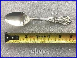 Lot of 7 FRANCIS FIRST Reed & Barton TEASPOONS Sterling Silver Old Mark Spoons
