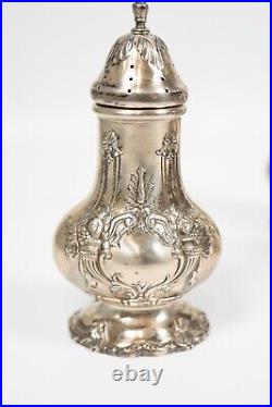 Lot of 8 Reed & Barton Francis Sterling Silver Salt & Pepper Shakers #571-4 1/2