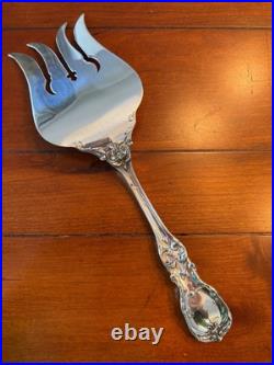 MASSIVE 10 REED BARTON FRANCIS I MEAT FISH SERVING FORK STERLING SILVER I 1st
